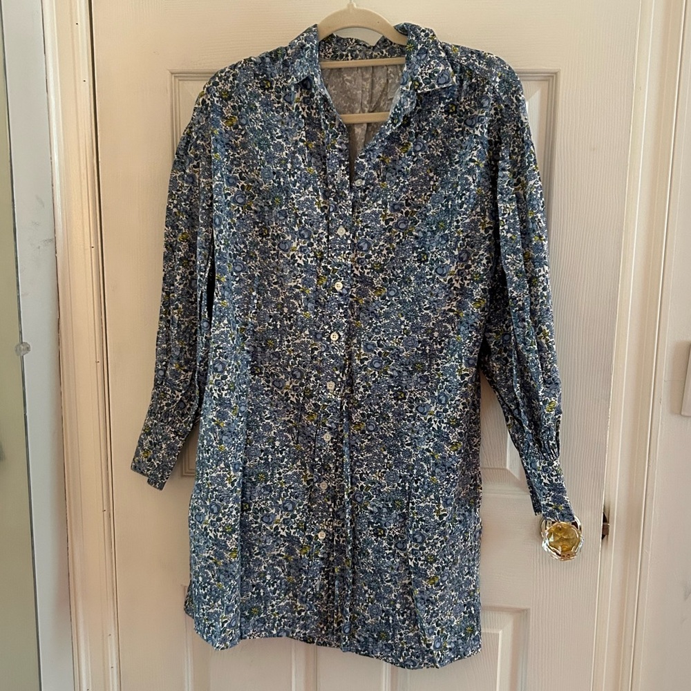 J Crew Liberty Shirt Dress